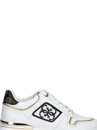 Guess Usa Koyaa 4g Sneakers In 白色