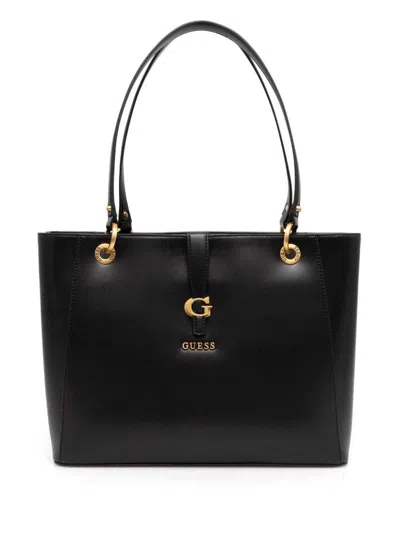 Guess Usa Kuba Tote Bag In Black
