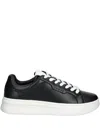 Guess Usa Lace-up Platform Sneakers In Black