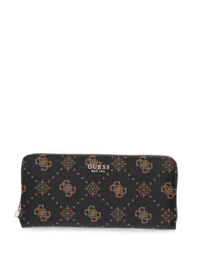 Guess Usa Large Carrie 4g Wallet In Multi