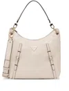 Guess Usa Large Levia Hobo Tote Bag In Neutrals