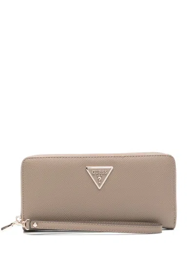 Guess Usa Laurel Wallet In Neutrals