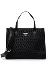 Guess Usa Meridian Girlfriend Tote Bag In Black