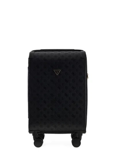 Guess Usa Lenwood Logo Trolley In Black
