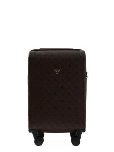 Guess Usa Lenwood Logo Trolley In Brown