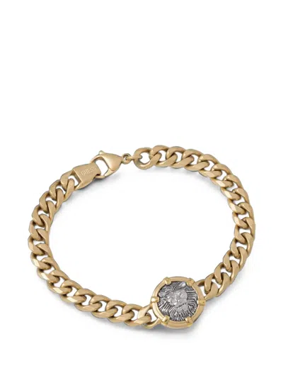 Guess Usa Lion Legacy Bracelet In Gold
