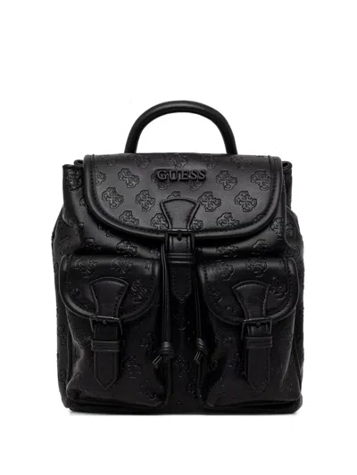 Guess Usa Litzy Buckle-fastening Backpack In Pink