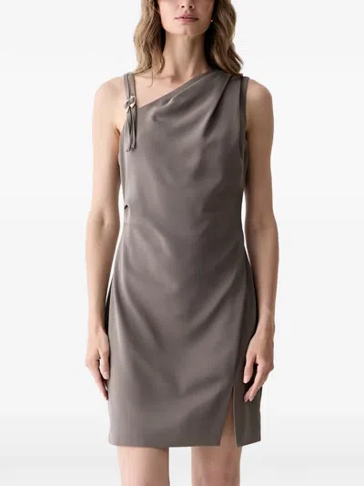 Guess Usa Livia Asymmetric Mini Dress In Multi
