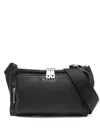 Guess Usa Logo-lettering Belt Bag In 黑色