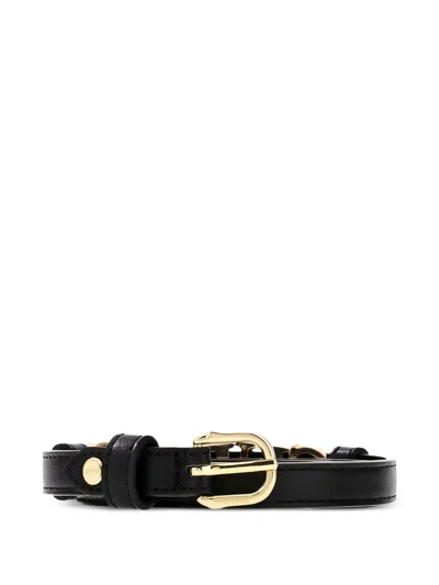 Guess Usa Logo Belt In Black
