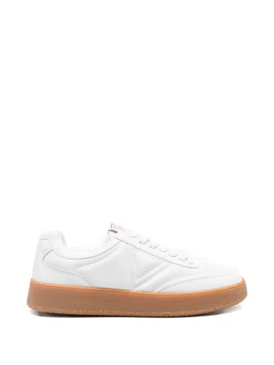 Guess Usa Logo-detail Sneakers In White