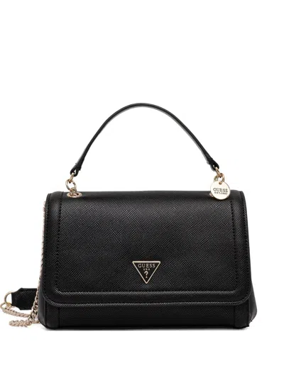 Guess Usa Logo-detail Tote Bag In Black