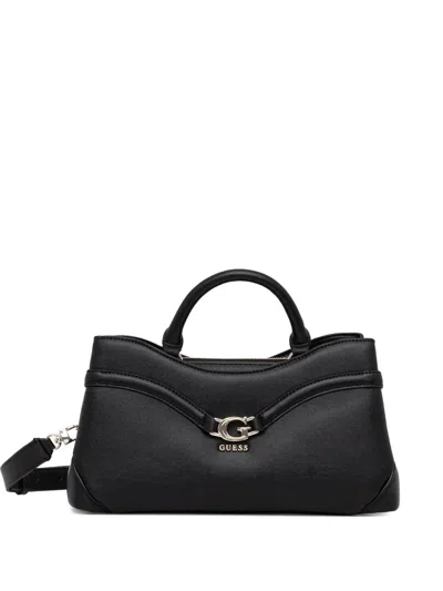 Guess Usa Logo-detail Tote Bag In Black