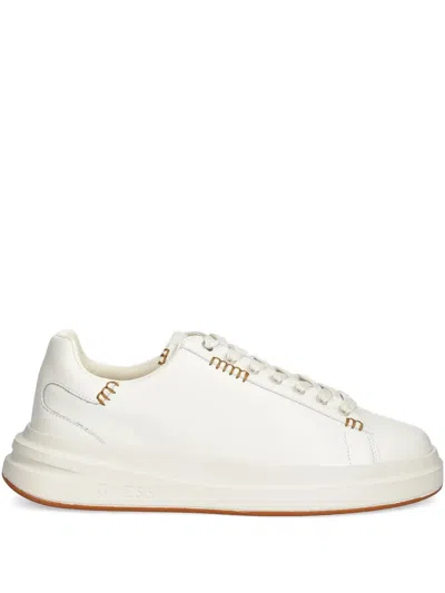 Guess Usa Logo-detailing Sneakers In White
