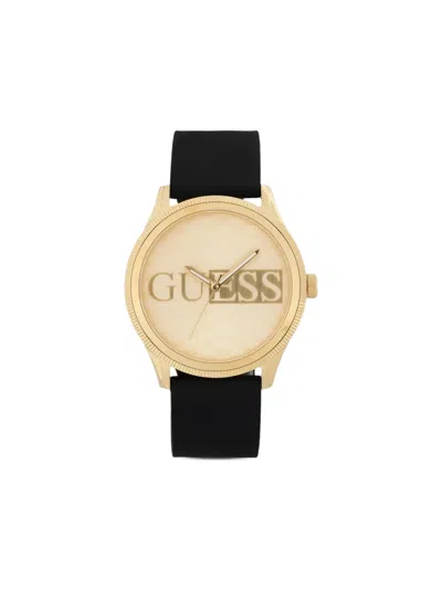 Guess Usa Logo-engraved 44mm In Gold