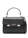 Guess Usa Logo-lettering Tote Bag In 黑色