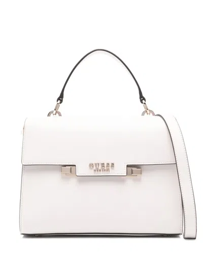 Guess Usa Logo-lettering Tote Bag In Neutrals