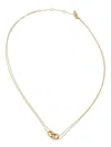 Guess Usa Logo Necklace In Gold