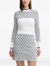 Guess Usa Logo-patterned Sweater In White