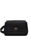 Guess Usa Logo-plaque Cross Body Bag In Black