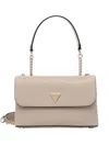 Guess Usa Logo-plaque Cross Body Bag In Neutral