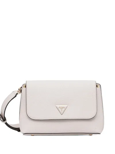 Guess Usa Logo-plaque Cross Body Bag In Neutral