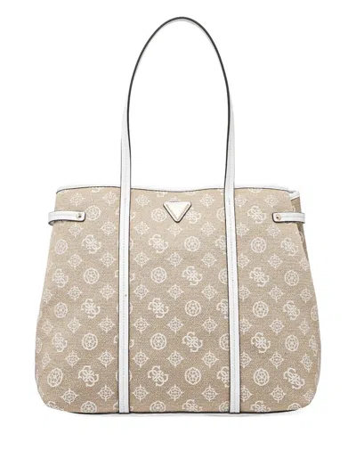 Guess Usa Logo-plaque Tote Bag