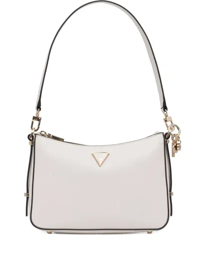 Guess Usa Logo-plaque Tote Bag In White