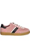 Guess Usa Logo-print Sneakers In Pink