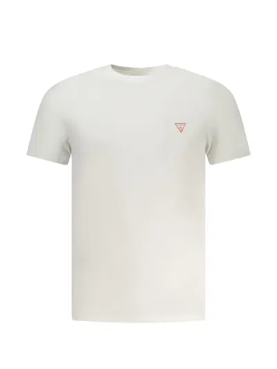 Guess Usa Logo-detail T-shirt In White