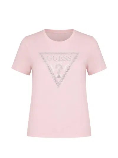Guess Usa Logo-embellished T-shirt In Multi