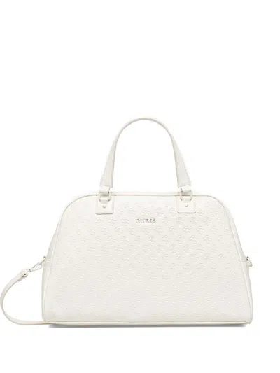 Guess Usa Logo-embossed Holdall Bag In Pattern
