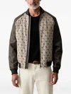 Guess Usa Logo-monogram Bomber Jacket In Multi