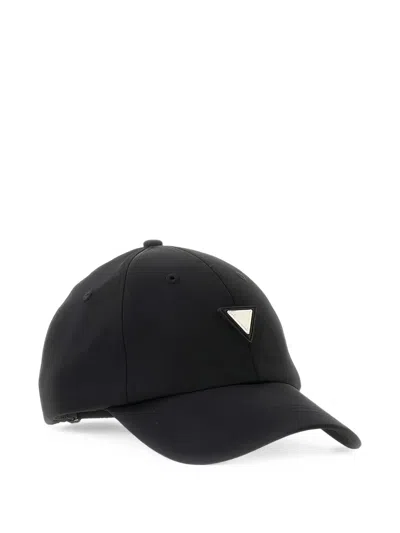 Guess Usa Logo-plaque Baseball Cap In Yellow