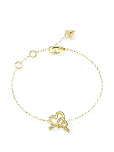Guess Usa Love Bites Bracelet In Gold