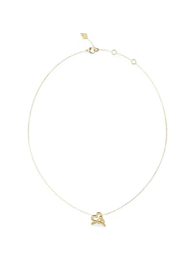 Guess Usa Love Bites Necklace In Gold