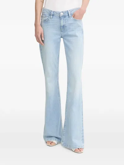 Guess Usa Low-rise Bootcut Jeans In Blue