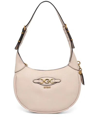 Guess Usa Malva Shoulder Bag In Neutrals