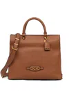 Guess Usa Malva Tote Bag In Brown