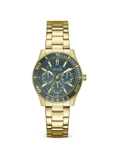 Guess Usa Mariana 36mm Watch In Grün