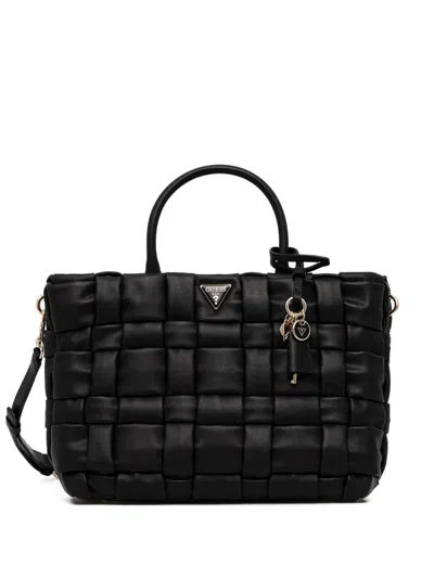 Guess Usa Marion Black Tote Bag