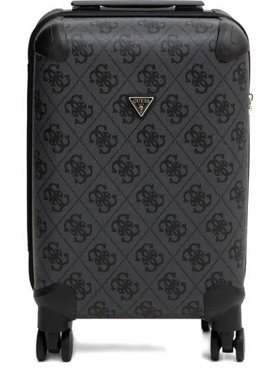 Guess Usa Medium Berta 4g Suitcase In Black