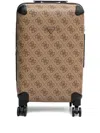 Guess Usa Medium Berta 4g Suitcase In Neutrals
