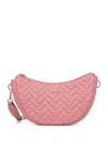 Guess Usa Melisandra Quilted Shoulder Bag In Pink