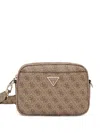 Guess Usa Meridian Cross Body Bag In Brown