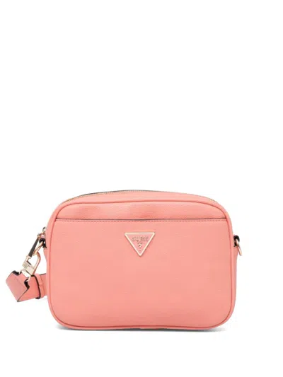 Guess Usa Meridian Cross Body Bag In Pink