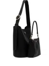 Guess Usa Meridian Ii Shoulder Bag In Black