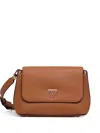 Guess Usa Meridian Logo-plaque Leather Cross Body Bag