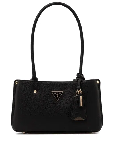 Guess Usa Meridian Shoulder Bag In Black