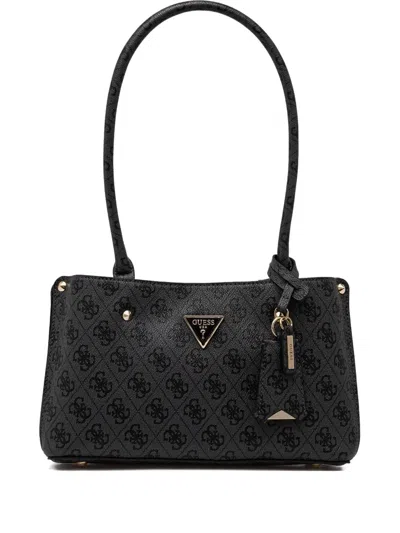 Guess Usa Meridian Shoulder Bag In Black